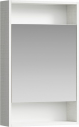 Шкаф-зеркало 50 см, дуб канадский, Aqwella Сити SIT0405DK