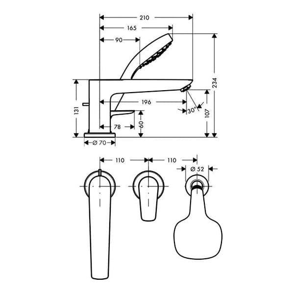 Фотография товара Hansgrohe Talis E 71731000