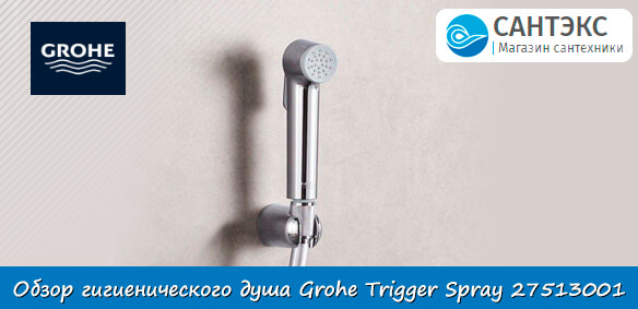 Обзор гигиенического набора Grohe Tempesta-F Trigger Spray 30 27513001