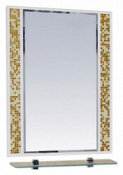 Зеркало 60 см, золотая мозаика, Misty Морена 60 П-Мор03060-338