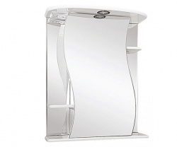 Шкаф-зеркало 60 см, белый, правый, Misty Лиана 60 R Э-Лиа02060-01СвП