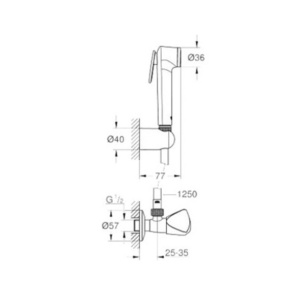 Фотография товара Grohe Trigger Spray 27514001Gr