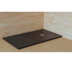 Душевой поддон 80х140 см, серый, RGW Stone Tray ST-148G 14152814-02