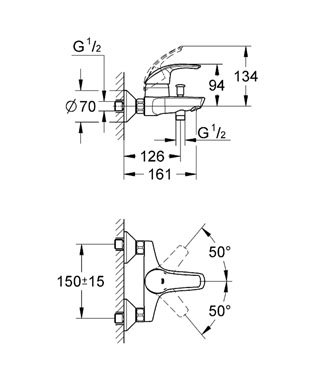 Фотография товара Grohe Eurosmart 117921Gr