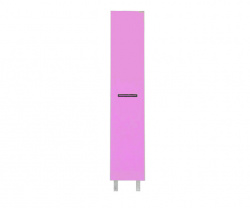Шкаф-пенал, розовый, левый, Misty Джулия 40 L Л-Джу05040-1210Л
