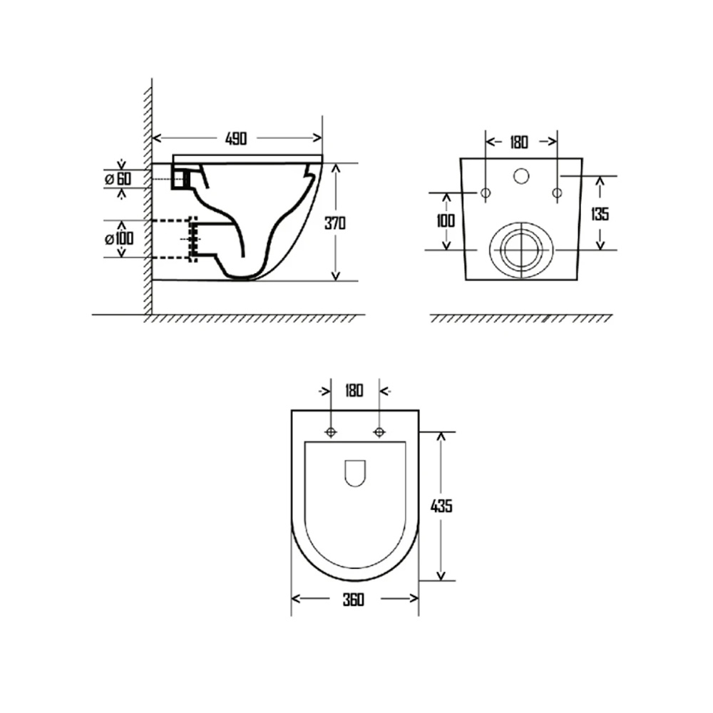 Фотография товара AQUAme No design AQM2002MGR