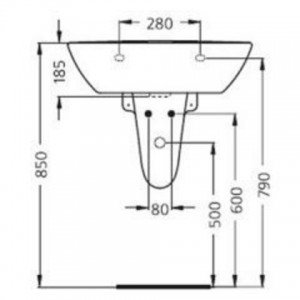 Фотография товара Ideal Standard Oceane W306101