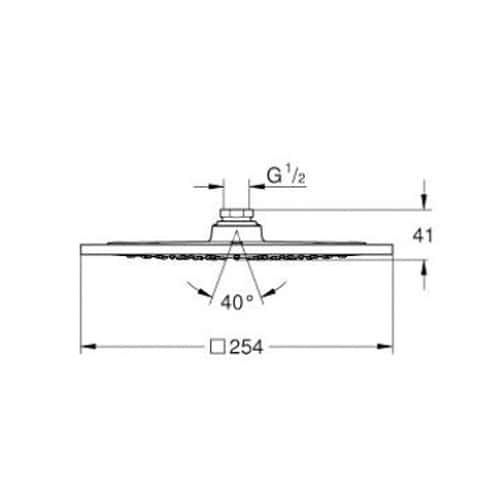 Фотография товара Grohe Rainshower F-series 27285000Gr