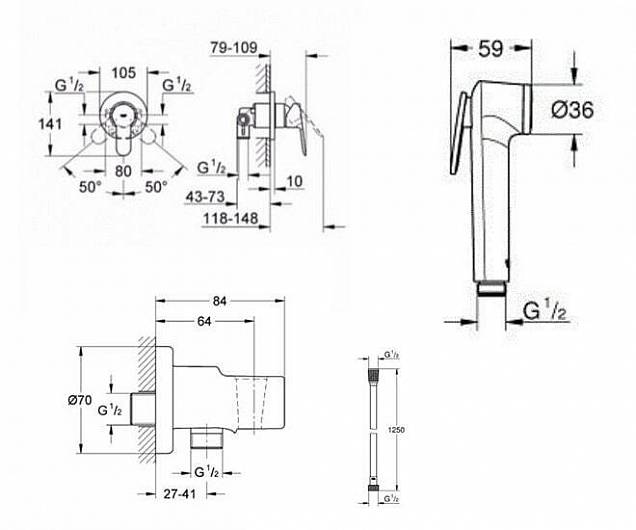 Фотография товара Grohe BauEdge   124898Gr