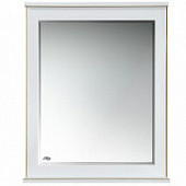 Зеркало 60 см, белая патина, Misty Женева 60 П-Жен02060-013