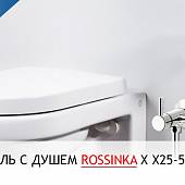 Смеситель с гигиеническим душем Rossinka X X25-52