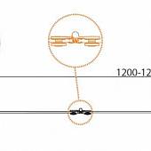 Шторка на ванну 120 см, профиль бронза Cezares ROYAL PALACE-V-21-120/145-CP-Br