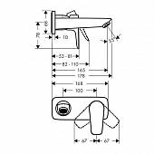 Смеситель для раковины Hansgrohe Talis E 71732000