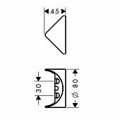 Угловая монтажная деталь Hansgrohe 27158000