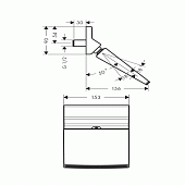 Верхний душ Raindance Hansgrohe 26443000