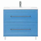 Комплект мебели напольный 80 см, голубая матовая, Misty Марта 80 П-Мрт01080-061-K