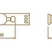 Крючок Bagno & Associati Canova CA24452