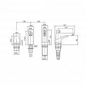 Смеситель для ванны M&Z Laguna LGA03000