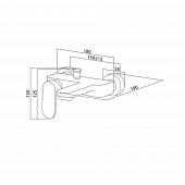 Смеситель для ванны M&Z Castello CSL00501M