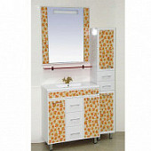 Комплект мебели 90 см, белый/золотой, Misty Канада 90 Л-Кан01090-3153Я-K