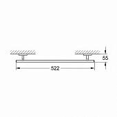 Полотенцедержатель 52 см Grohe BauCosmopolitan 40459001