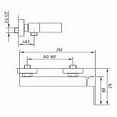 Смеситель для душа Migliore Kvant ML.KVT-2739.CR