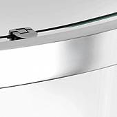 Шторка на ванну 170 см, WasserKRAFT Lippe 45S02-170