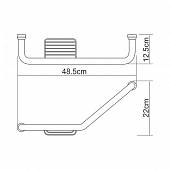 Поручень в ванную WasserKraft K-1077Left