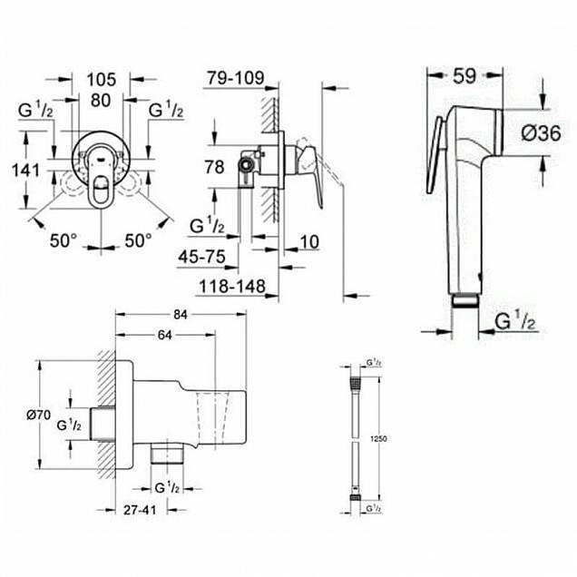 Фотография товара Grohe BauLoop   124895Gr