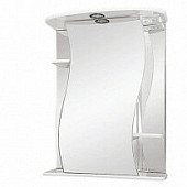 Шкаф-зеркало 60 см, белый, левый, Misty Лиана 60 L Э-Лиа02060-01СвЛ
