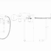 Смеситель для ванны, хром, Damixa Object 349500000