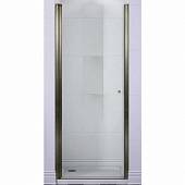 Душевая дверь в нишу 80 см, профиль бронза, Cezares PORDENONE-B-1-80-C-Br
