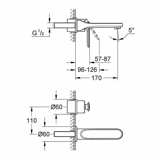 Фотография товара Grohe Veris   19342000Gr