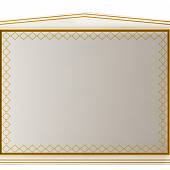 Зеркало 100 см, белая патина, Misty Ницца 100 Л-Ниц02100-013