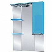 Шкаф-зеркало 75 см, голубая эмаль, правый, Misty Жасмин 75 R П-Жас02075-061СвП