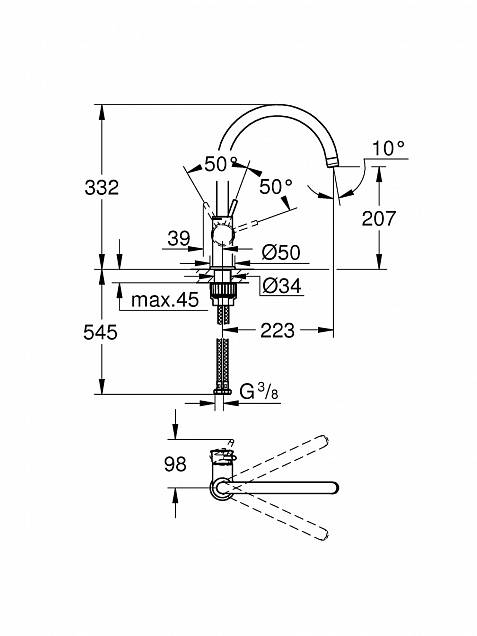 Фотография товара Grohe BauClassic 31535001Gr