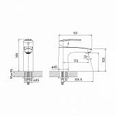 Смеситель для раковины Iddis Ray RAYSB00i01