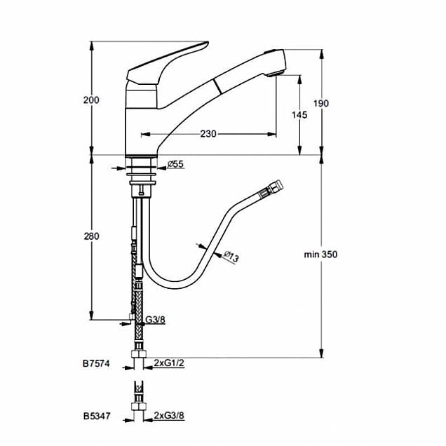 Фотография товара Ideal Standard Cerasprint   B5347AA