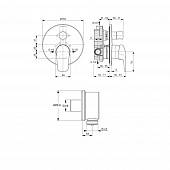 Душевая система Ideal Standard Idealrain Ceraflex BC447AA