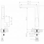 Смеситель для кухни Bravat Riffle F772106C