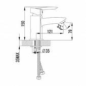 Смеситель для раковины Lemark Mars LM3506C