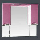 Шкаф-зеркало 105 см, розовая пленка, Misty Жасмин 105 П-Жас02105-122Св