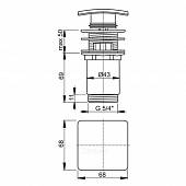 Донный клапан Alcaplast A393