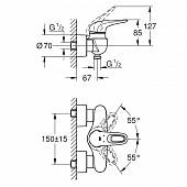 Смеситель для душа Grohe Eurostyle 23722LS3