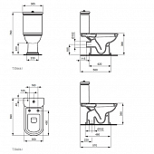 Бачок для унитаза, нижняя подводка Ideal Standard Calla K401501