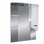 Шкаф-зеркало 75 см, белый, правый, Misty Дрея 75 R Э-Дре02075-01СвП
