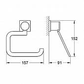 Держатель туалетной бумаги Grohe Allure 40279000