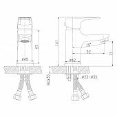 Смеситель для раковины Rossinka RS RS31-11