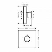 Термостат Hansgrohe ShowerSelect Highflow 15734400