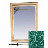 Зеркало 90 см, краколет зеленый патина, Misty Fresko 90 Л-Фре03090-0317